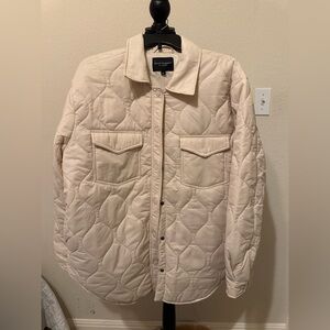 Velvet Heart Off-White Quilted Jacket Women’s sz XL ELEANOR PUFFER JACKET. NWOT